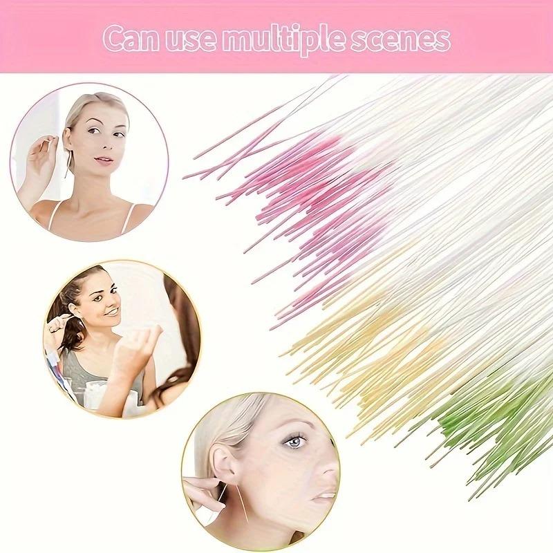 60pcs Ear Line Ear Hole Cleaning Line Removes Dirt, Deodorizes and Prevents Plugging. Ear Line Portable Ear Hole Cleaning Tool