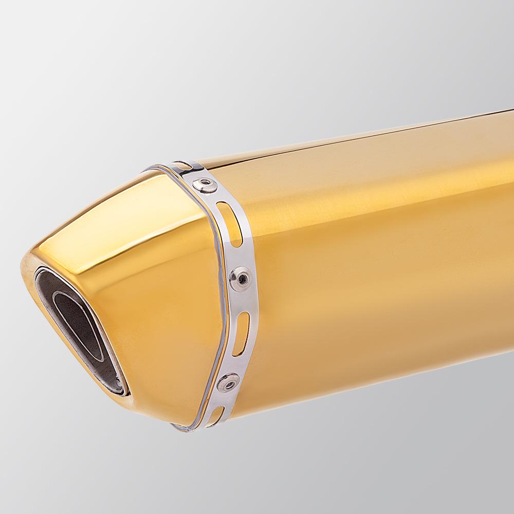 Universal Golden B370 Small Hexagon Exhaust Pipe for Motorcycle Modification G310RR 450SR