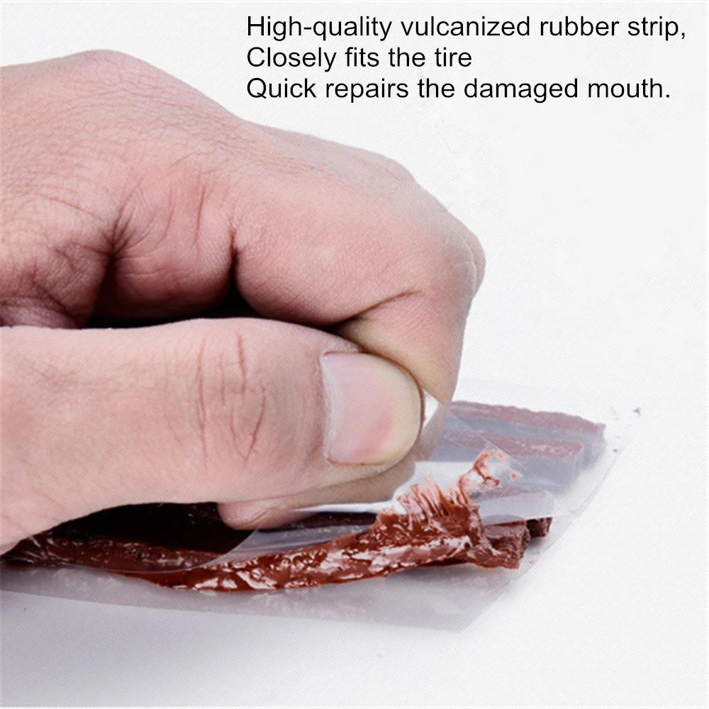 Car Tire Repair Tool Tire Repair Kit Studding Tool Set Auto Bike Tubeless Tire Tyre Puncture Plug Garage Tools with Rubber Strip