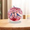 1 Piece Acrylic Landscape Pattern Decoration 2D  Apple Table Ornaments Shelf Ornament For Home Diy Accessories