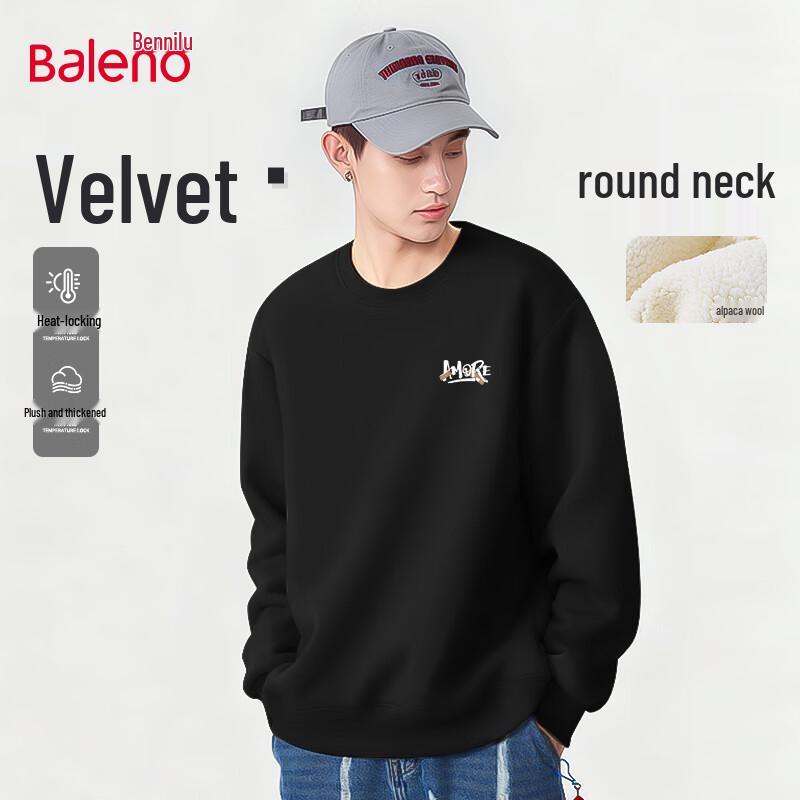 

Baleno Men s Fleece-Lined Graffiti Print Sweatshirt 2XL