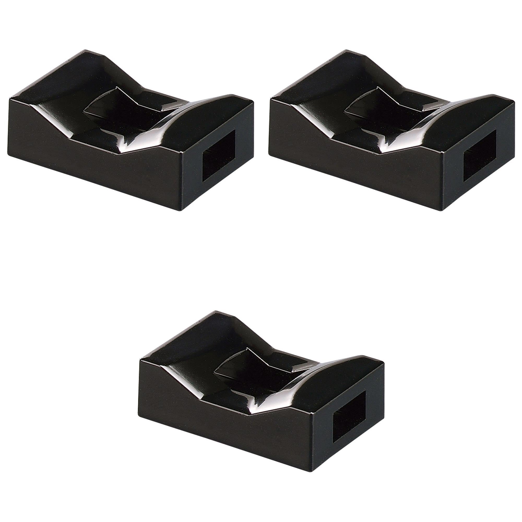 

Set of 3 Bridge Chopstick Black x x Chopstick ABS Setomonohonpo [A] Stopper/Chopstick Rest, [4 2.7 1.3 cm] Rest, Resin, чёрный