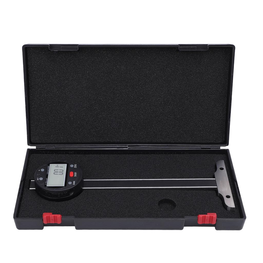 Digitaler Tiefenmesser Elektronischer Sensor Messgerät mm in Einheit Umschaltbar Holzbearbeitung Hohe Genauigkeit Messinstrument XB150 2