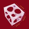 Plastic Balloon Sizer Box Cubes Balloon Size Measurement Tool Collapsible Decors
