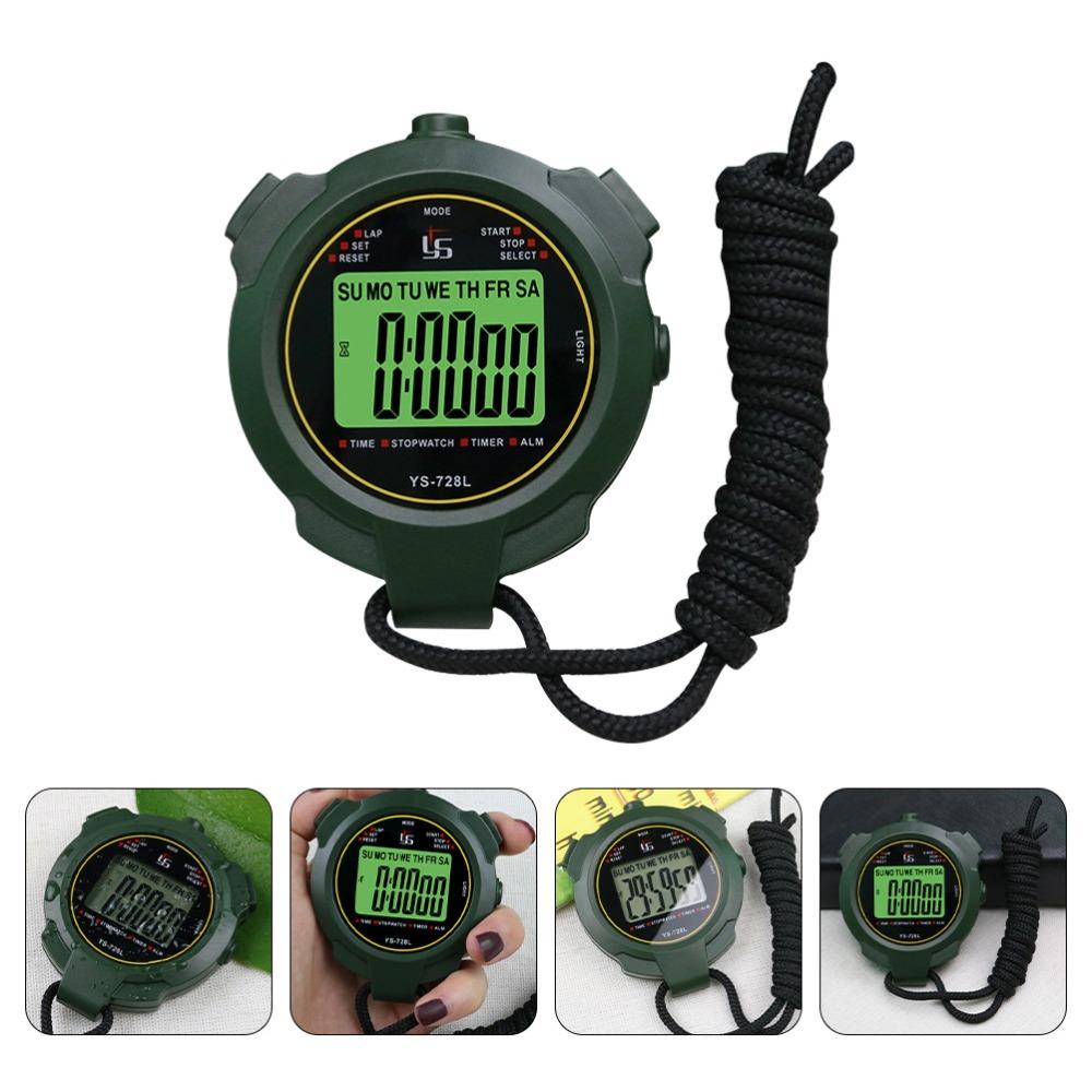 

Electronic Timer Waterproof Stop Watch LCD Chronograph Sports