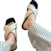 "Lovanson" Minimalist Cross-strapped Flat-bottomed Slippers, Women Wear One Pedal, Soft-soled Cool Slippers, Half Slippers Tide