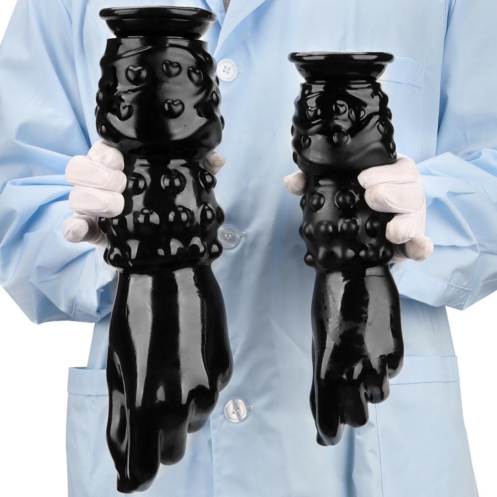 PVC-Dildo-Masturbator, Anal-Plug, Fisting-Requisite, Sex-Spielzeug für Erwachsene, Strap-on-Hahn, großer Schwanz, realistischer Penis, Sklave, BDSM