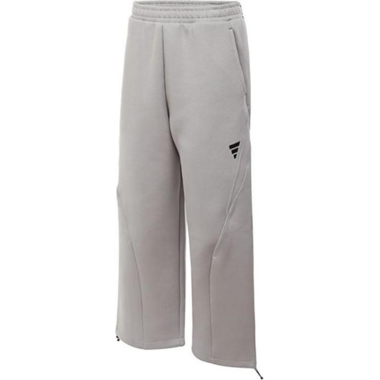 

Adidas Fustl P Kn Pnt Brand Logo Comfortable Skin-Friendly Mid-Rise Knitted Sports Pants Men Pants Gray KB4601 L