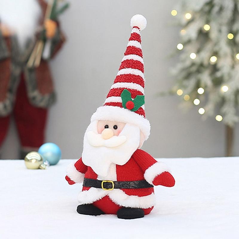 Christmas Doll Snowman Elk Deer Penguin Ornament Desktop Ornament Christmas Gift Christmas Decorations suministros navideños