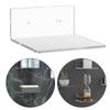 Set of 2 Acrylic Wall Shelves Decorative Storage for Small Spaces  Modern Home Organization Solution