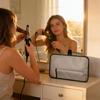 Effective Curling Iron Holder Bag Constructed From hard Fabric And Useful Storage Solution