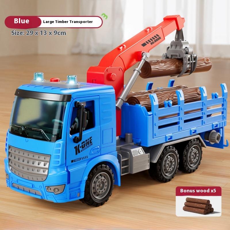 

Детская игрушечная машинка Инженерный грузовик Машина-кран Деревянный транспортный грузовик Мальчик Коробчатые игрушки