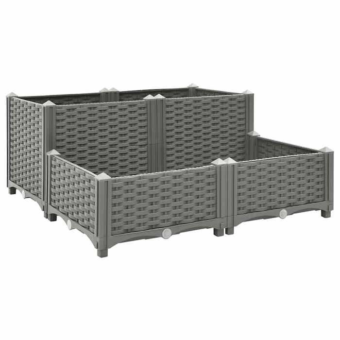VidaXL Raised Bed 80x80x38 Cm Polypropylene 153301