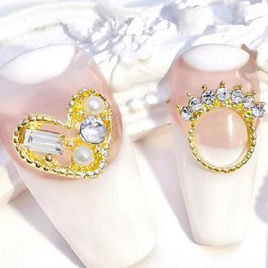 10Pcs/Bag Nail Rhinestones Creative DIY Design Accessories 3D Nail Art Decorations for Nail