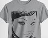 Unisex Horror Manga Creepy Girl T Shirt, Dark Anime Gothic T Shirt, Manga Gothic T Shirt Inactive