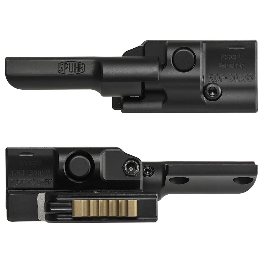 Ryohin Buhin Micro Dot Sight & Hybrid Mount for G33/G43, Evolution Gear SPUHR RDF-20153KE, 1.53" Replica, Hard Anodized 6068 Aluminum, Black