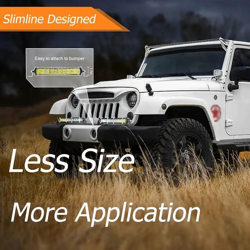 Ultra Slim 15 Inch Barra Led Light Bar Car 12V 24V LED Light Bar IP67 Water Proof Off Road For Car Combo 4x4 Led Bar Jeep Truck ATV SUV 12V 24V