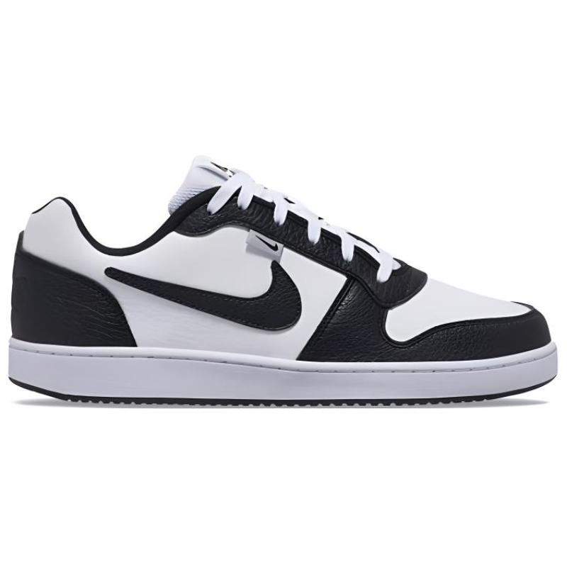 Nike Ebernon Low Prm White Black Wolf Grey Sneakers AQ1774-102