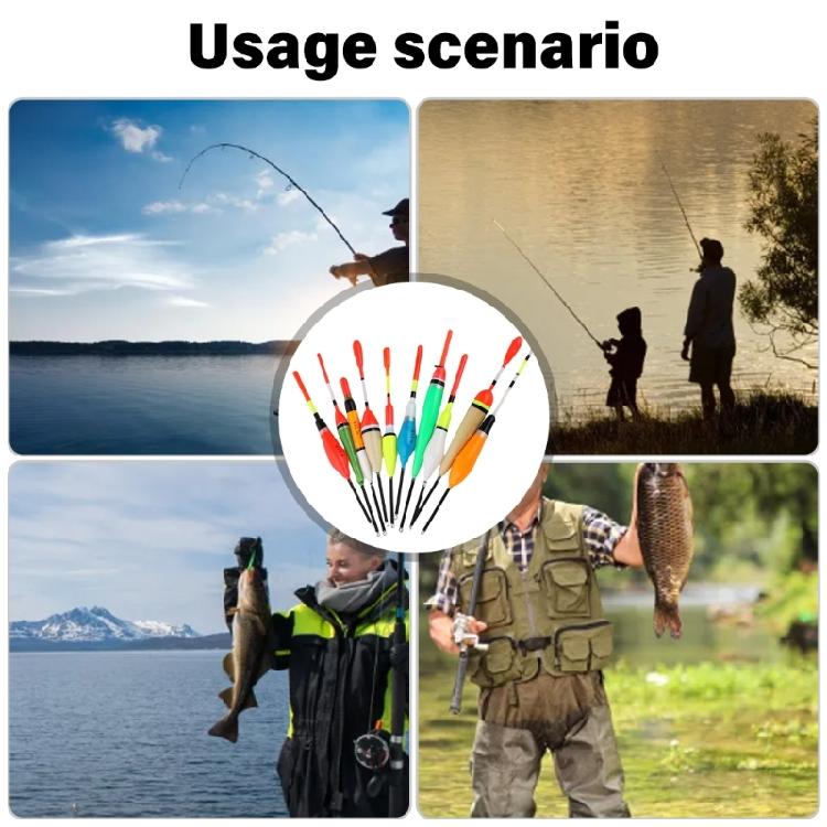 Fishing Floats and Bobbers, Spring Ovals Stick Slip Floats Fishing Floats Bobbers, Trout Float Wood Slip Fishing Bobbers