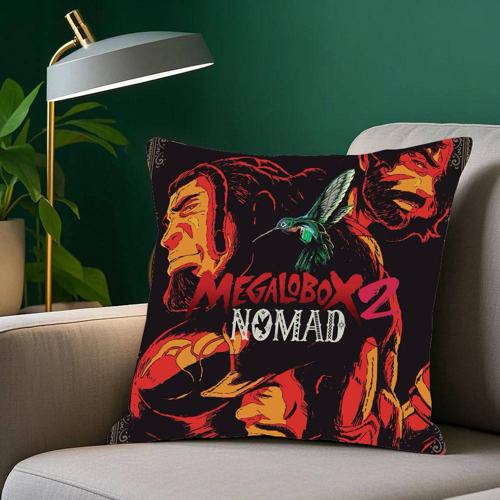 Anime M-MEGALO BOX Pillow Case Home Decor Throw For Sofa Bed Car Room Decor Gift Idea