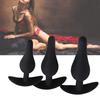 Anal Plug Deep Insertion Fast Adaptation Silicone Butt Plug Sex Toy for Bedroom