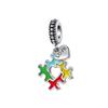 New 925 Silver Motorcycle Audio Tape Charm Beaded Chain Bracelet DIY Jewelry Trinket  Pendant Gift