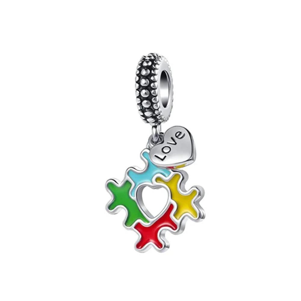 New 925 Silver Motorcycle Audio Tape Charm Beaded Chain Bracelet DIY Jewelry Trinket Pendant Gift