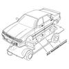 [High Speed Car] Series No. 10 Mark II GX71 (High Speed Car Version) Plastic Model White Miniature