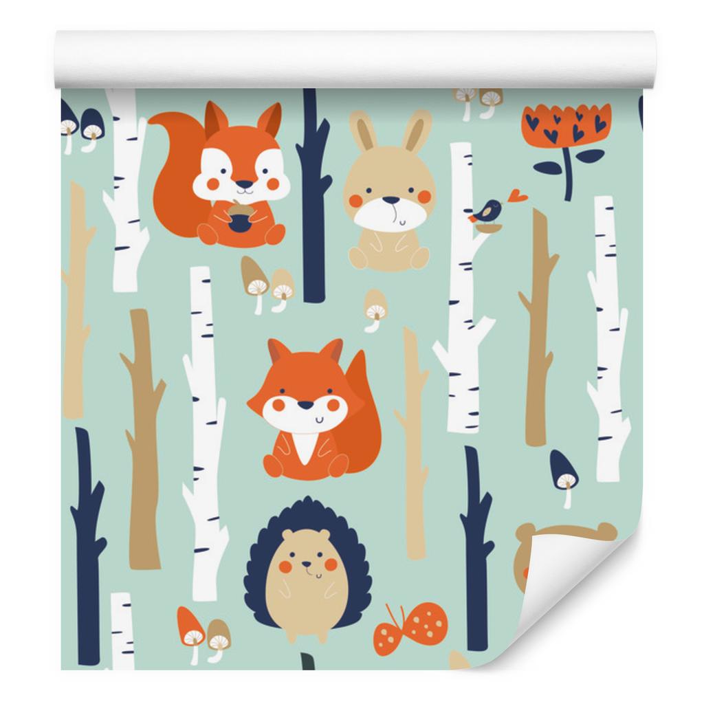 Forest Animals Wallpaper for Living Room and Bedroom 50x1000