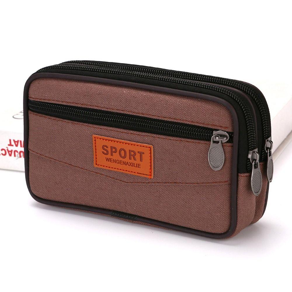 Belt Pouch Mobile Phone Pouch Horizontal Men Waist Pack Wallet Purse Men Phone Bag Outdoor Sports
