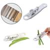 Modern White Kitchen Bean Cutter Multi-functional Bean Strip Slicer Perfect For Home Cooking