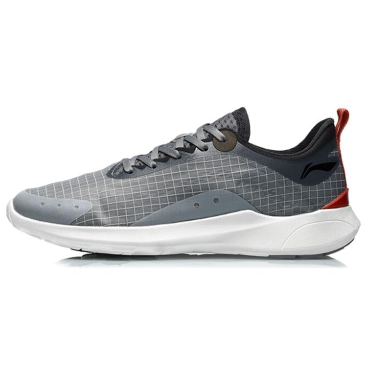 

Li Ning Cushioning Slip Resistant Abrasion Resistant Lightweight Low top Running Shoes Men s Stone Gray ARBR001-2 45