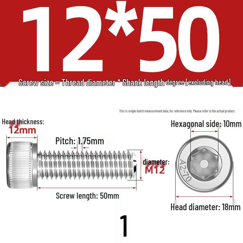 304 Stainless Steel Hex Socket Cap Screw with Extended Thread