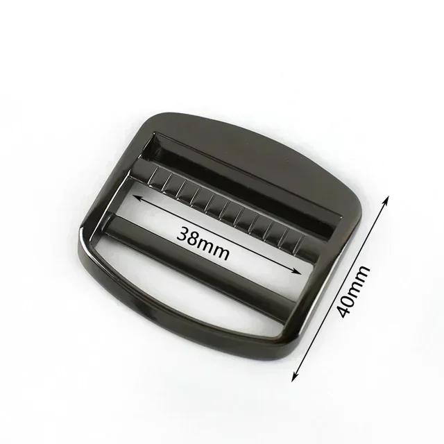 2/4/10Pcs Meetee 19/25/32/38mm Metal Adjustable Buckle Bag Straps Tri-Glide Clasp Webbing Connect Slider Buckles DIY Accessories