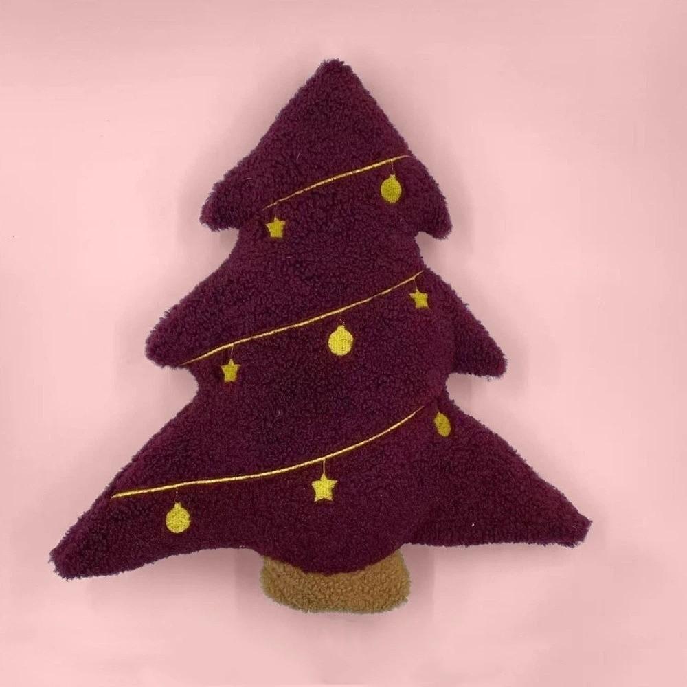 Soft Christmas Tree Pillow 40cm Festive Decor Pillow New Plush Cushion Christmas