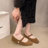 Fashion Women's Casual Square Toe Comfortable Leopard Print Plus Velvet Warm Flat Shoes for Women Elegant Suede Low-top Shoes