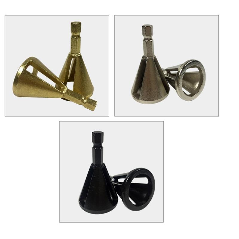 High Speed Steel Hexadecimal Shank Deburring External Chamfer Tool Achieve Clean and Polished Results for DIY Project