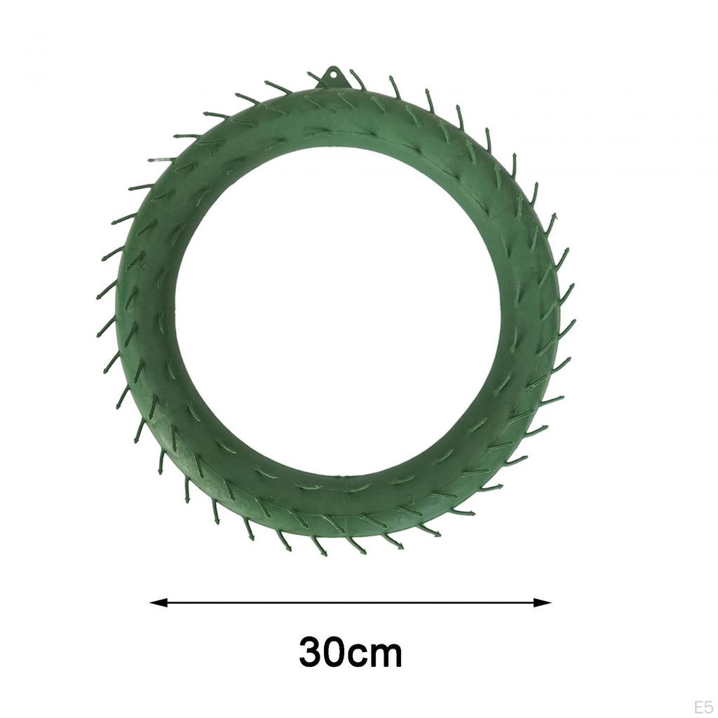 Christmas Round Wreath Making Hoop DIY Accessory Form Supplies for Garden Terrace