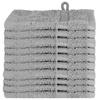 SOLUND Guest Towel 10 Pcs Gray 15 X 21 Cm 550 Gsm