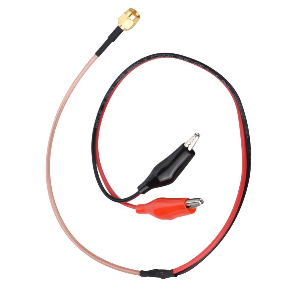 Low Loss Red Black Frequency Cable 50cm Ended Clips Connection Cable Coaxial Cable Equipment Connection