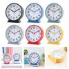 Noiseless Alarm Clock with No Ticking Designs Suitable for Students and Professional Quiet Movement Analog Table Clock