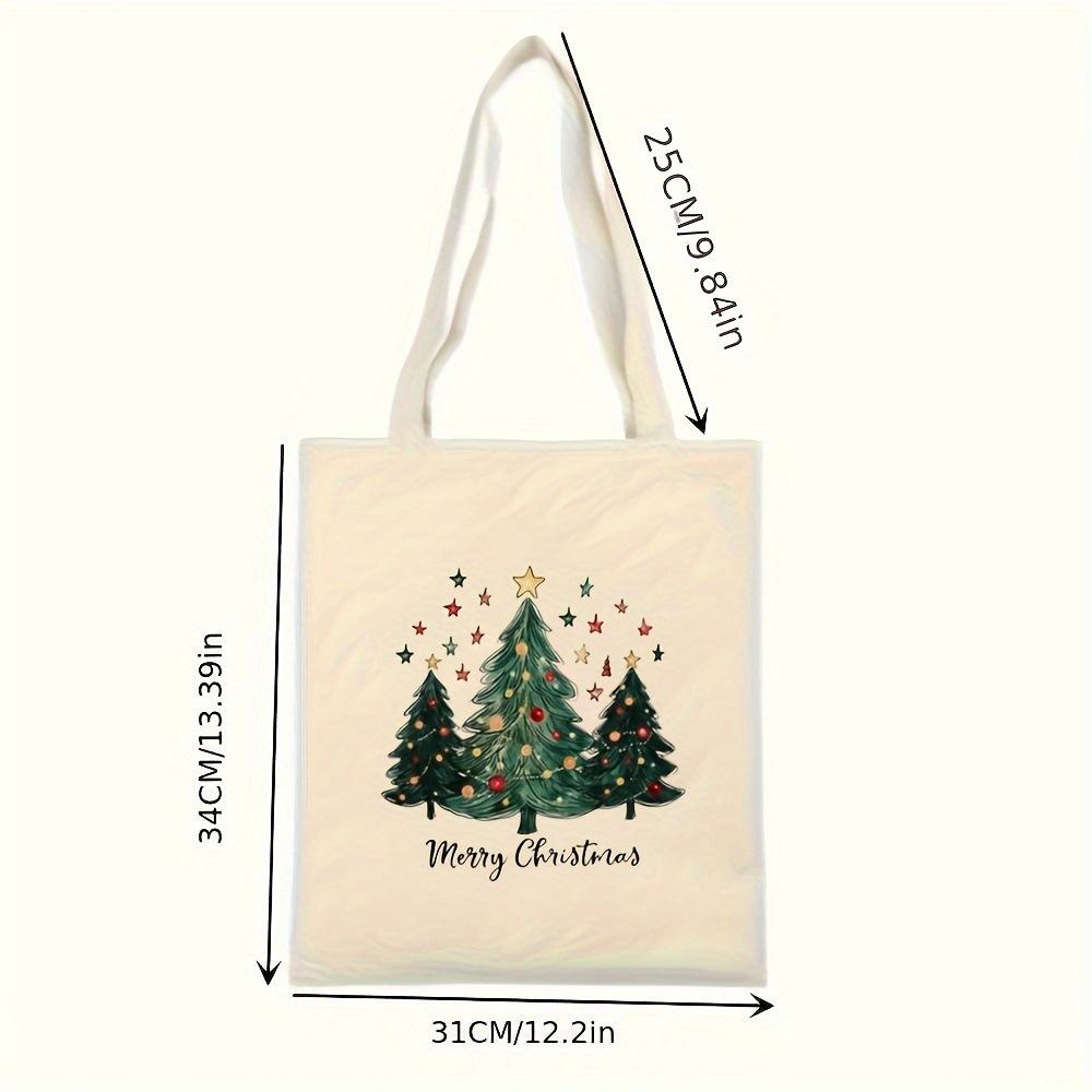 

Холщовая сумка «Рождественская елка» Подарочная упаковочная сумка для ручной переноски Рождественские фестивали