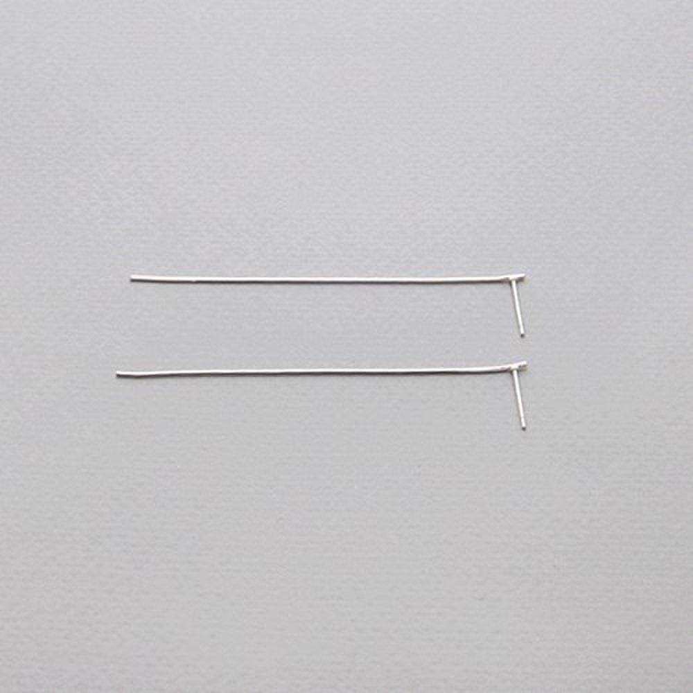 J.Lauren 01M01349 Snake Chain Long Silver Drop Earrings