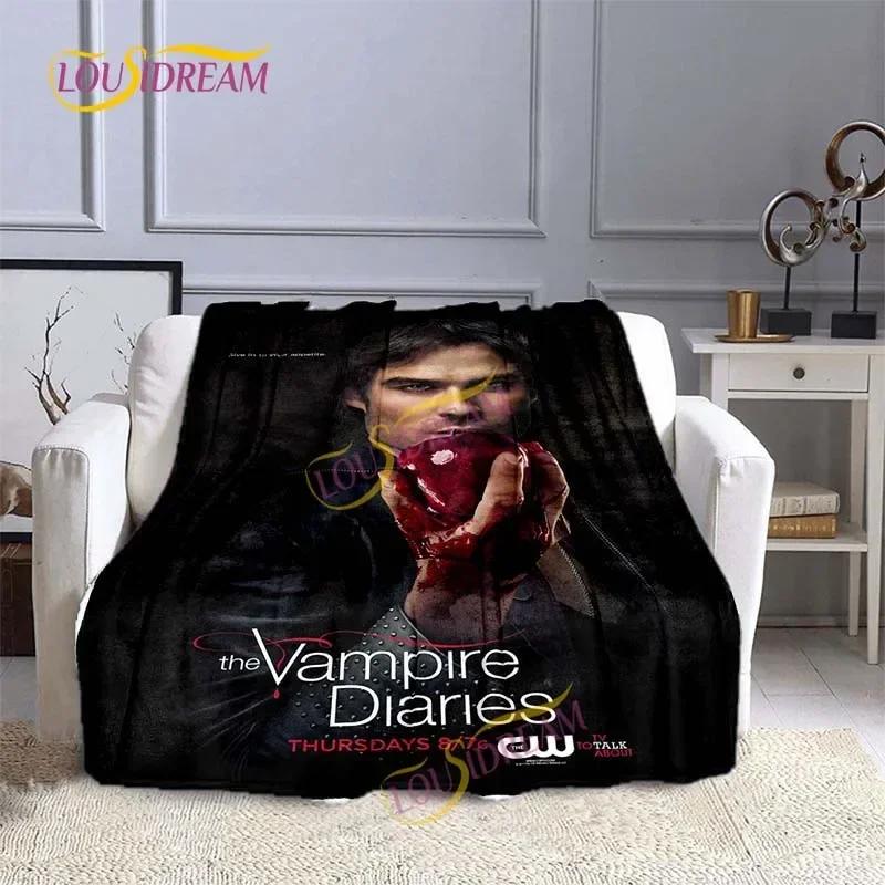 The Vampire Diaries 3D printing flannel plush blanket bedspread lazy blanket Sherpa blanket travel sofa quilt cover