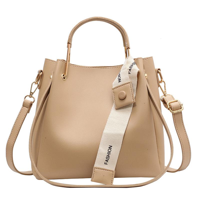 New Large-capacity Bag Women's Autumn and Winter New Shoulder Messenger Bag Texture Women's Child and Mother Portable Bucket Bag