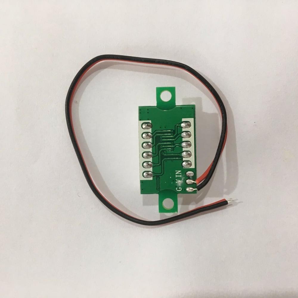 Red LED display Mini Digital 4.5v-30v Voltmeter tester Voltage Panel Meter For Electromobile Motorcycle car 38%Off