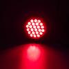 1 Set 12V 24V 24 Round LED Rear Tail Light Brake Stop Side Marker Warning Indicator Reflector Truck Trailer Red Yellow White
