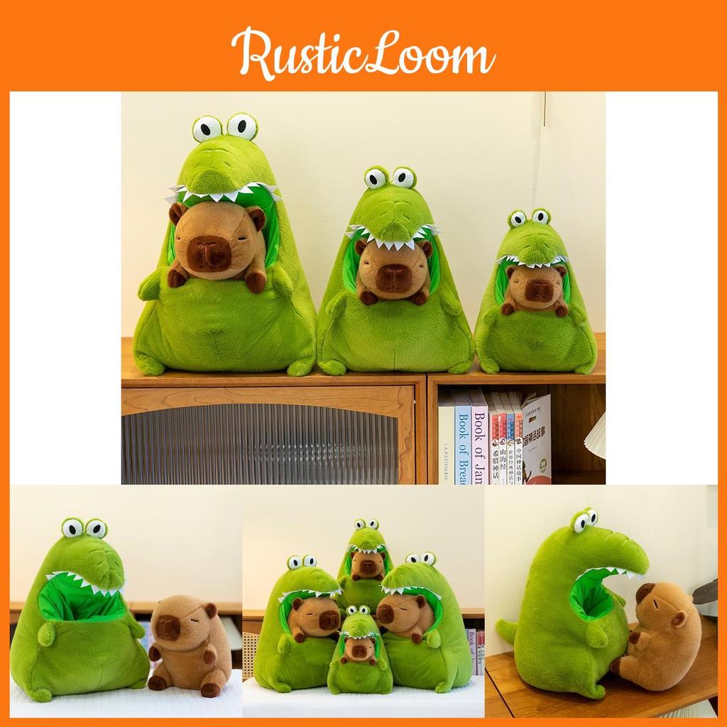 Crocodile Capybara Plush Doll Childrens Animal Cartoon Animation Toy Cotton Pp