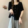 2025 Summer Gentle Fashion Plus Size Lace Short-Sleeve Top for Women