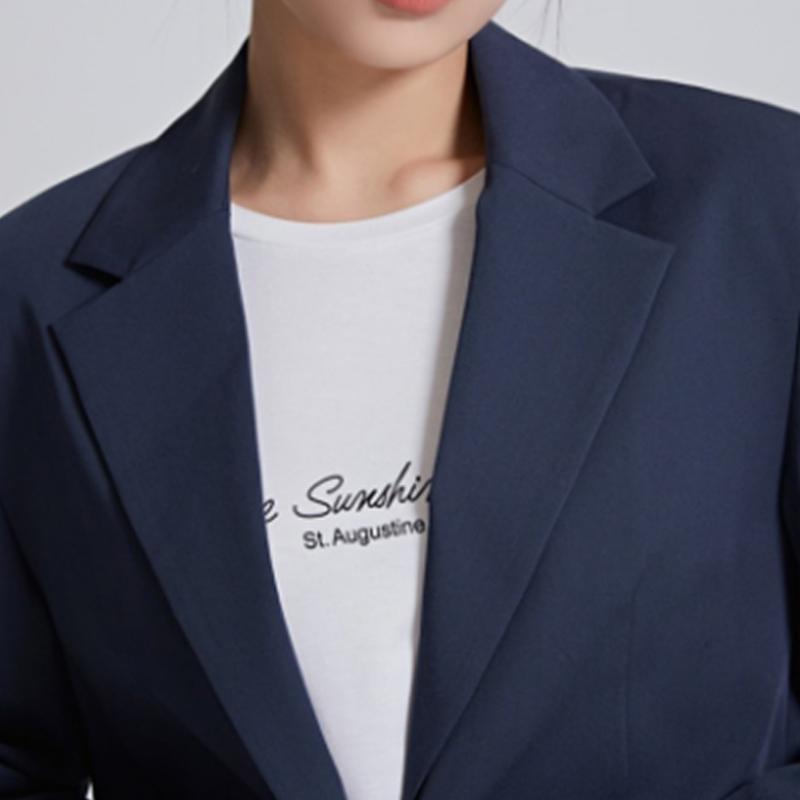 [spao] Basic Semi OverfiT JackeT  Spjkc23w11 T 